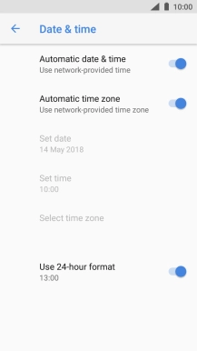Press the Home key to return to the home screen.