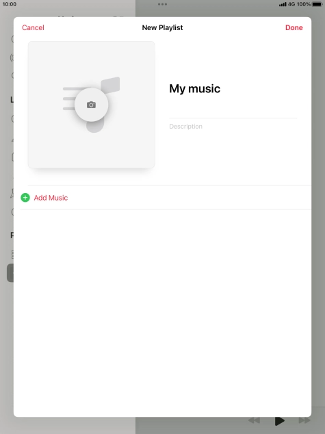 Press Add Music.