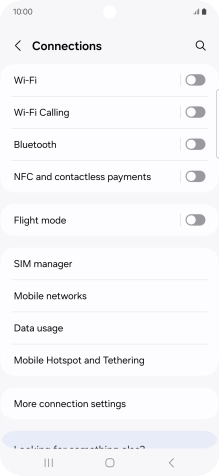 Press Bluetooth.