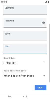 Press the drop down list below 'Security type'.