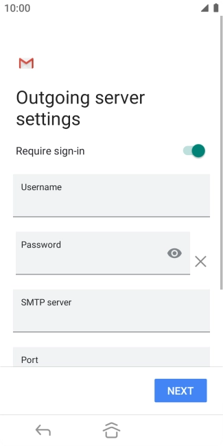 Press the indicator next to 'Require sign-in' to turn on the function.