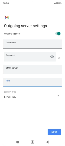 Press the drop down list below 'Security type'.