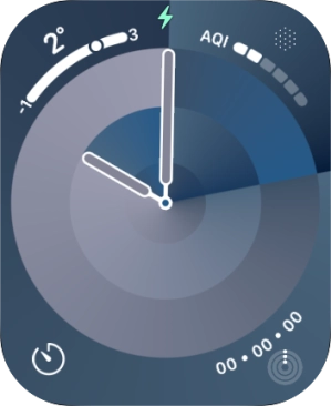 When the battery charging icon is displayed, charging is in progress.