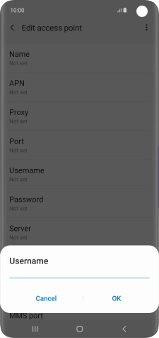 Key in o2 and press OK.