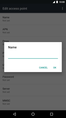 Key in O2 UK MMS and press OK.