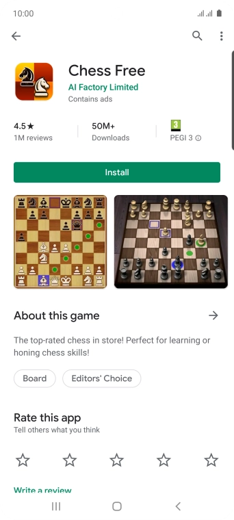 Press the Home key to return to the home screen.
