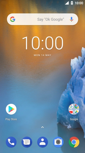 When the battery charging icon is displayed, charging is in progress.