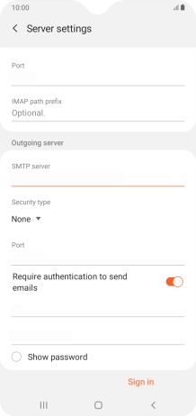 Press the drop down list below 'Security type'.