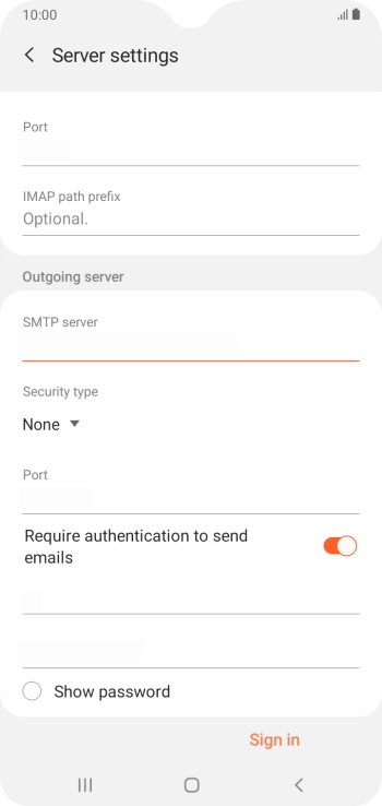 Press the drop down list below 'Security type'.