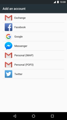 Press Google.