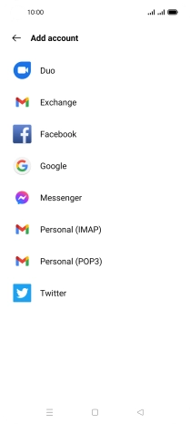 Press Google.