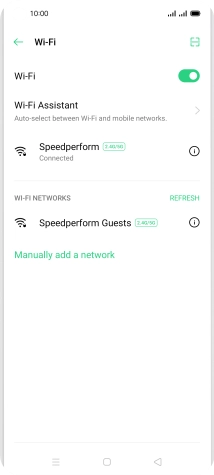 Press the Home key to return to the home screen.