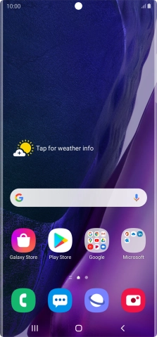 Press the phone icon.