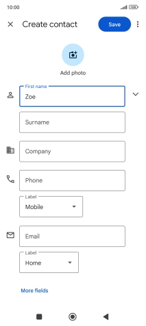 Press Surname and key in the required last name.