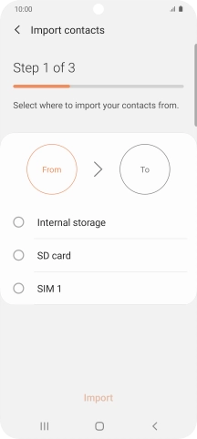 Press the name of the SIM.