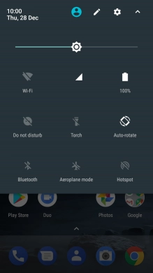 Press Aeroplane mode to turn the function on or off.