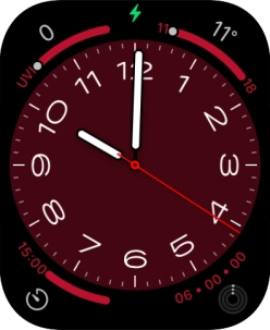 When the battery charging icon is displayed, charging is in progress.