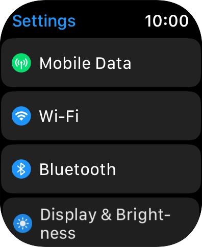 Press Wi-Fi.
