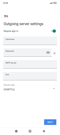 Press the indicator next to 'Require sign-in' to turn on the function.