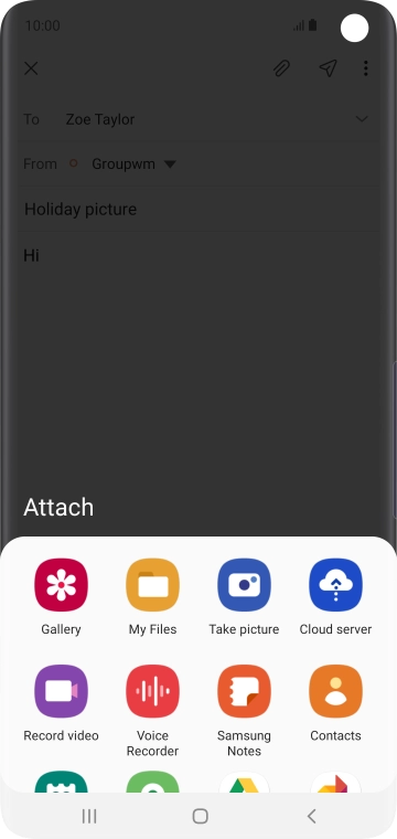 Press My Files and go to the required folder.