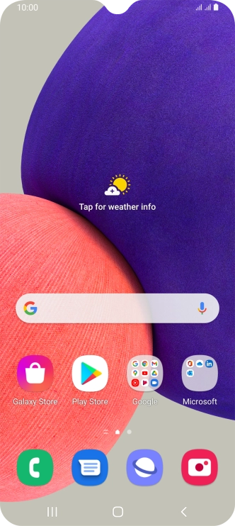 Slide your finger upwards on the screen.