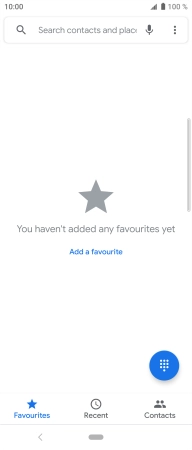 Press the menu icon.