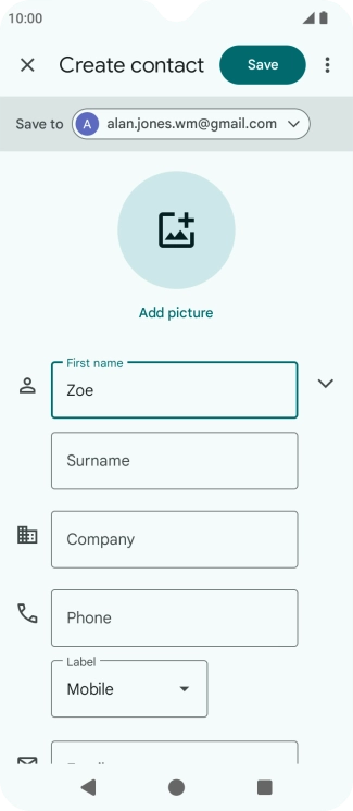 Press Surname and key in the required last name.