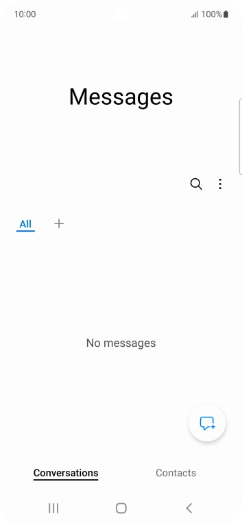 Press the new message icon.