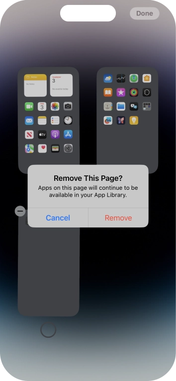 Press Remove.