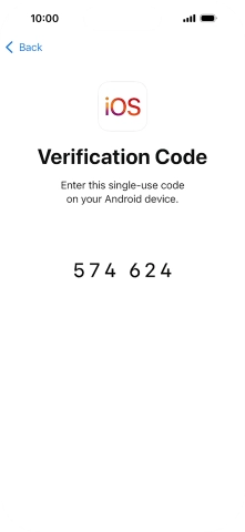 Follow the instructions on the screen and in the 'Move to iOS' app to transfer the content from the Android phone to your phone and set up your phone and prepare it for use.