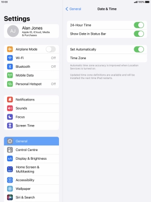 Press the Home key to return to the home screen.