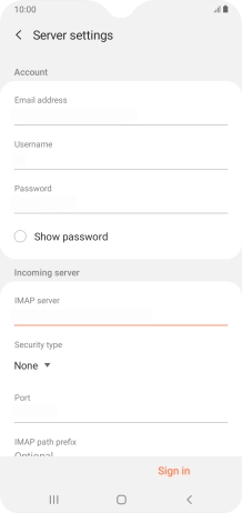 Press the drop down list below 'Security type'.