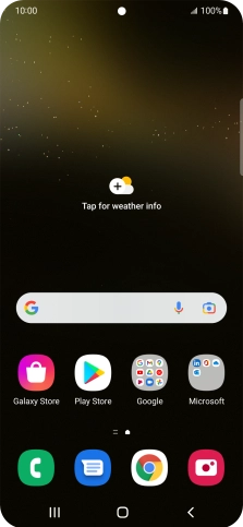 Slide two fingers downwards starting from the top of the screen.
