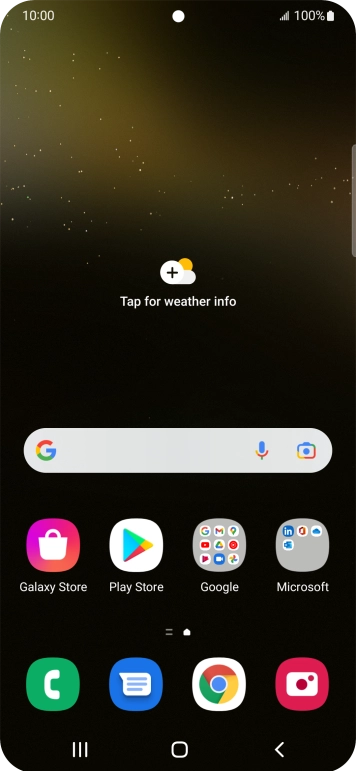 Slide two fingers downwards starting from the top of the screen.