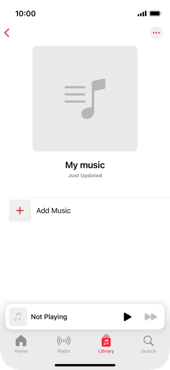 Press Add Music.