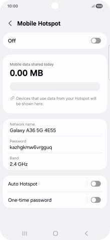 Press Network name.