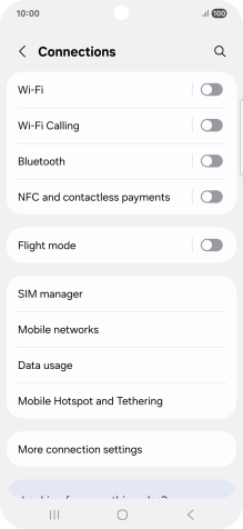 Press Wi-Fi.