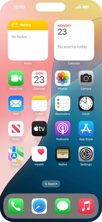 Press the phone icon.