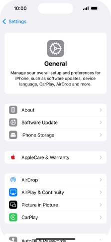 Press Software Update. If a new software version is available, it's displayed. Follow the instructions on the screen to update the phone software.